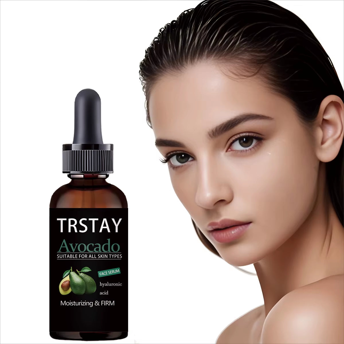 5Ml/15Ml/30Ml/50Ml/Hyaluronic Acid Avocado Anti-Aging Shrinkage of Pores Whitening Moisturizing Essence Oil Cuticle Oil Control